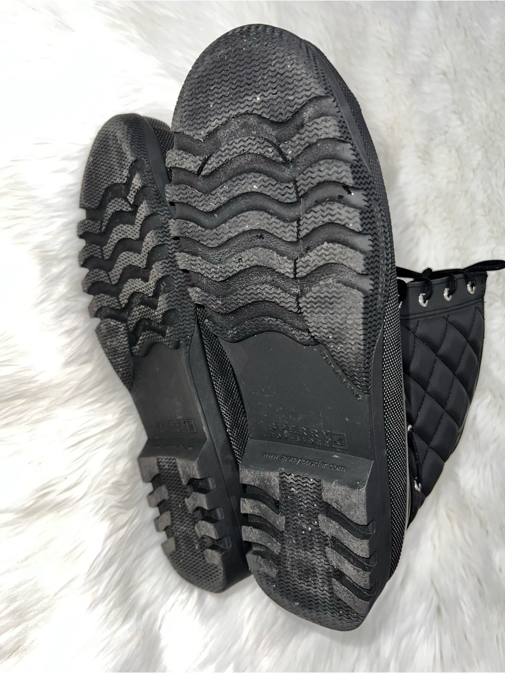 SPERRY Top Sider Gosling Quilted Boots Waterproof Blk., STS83693, Women's Sz 11 - Picture 9 of 13